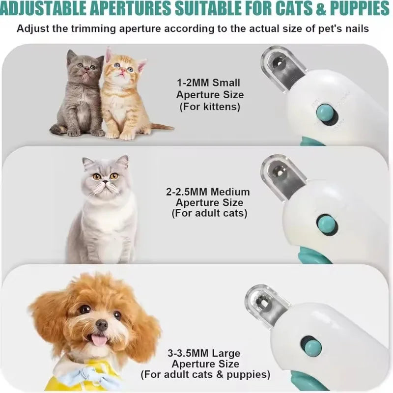 Professional Pet Nail Clippers-with Adjustable Hole Nail Clipper Grooming Tool