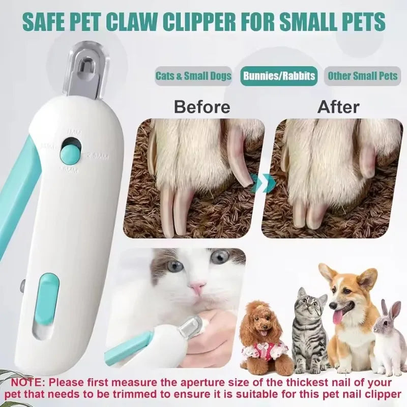 Professional Pet Nail Clippers-with Adjustable Hole Nail Clipper Grooming Tool